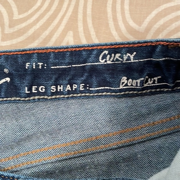 Eddie Bauer jeans, curvy fit, boot, cut, dark blue, 2P - Picture 5 of 7